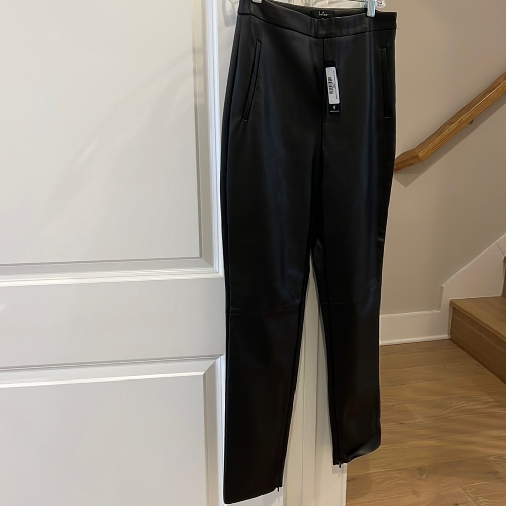 Lulus Vegan Leather Trousers